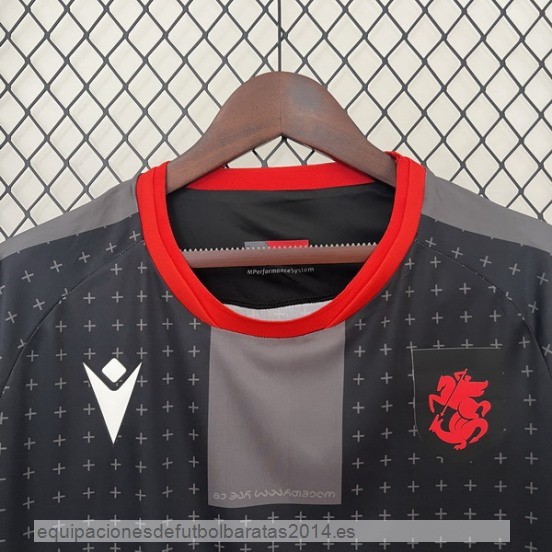 Nuevo Tailandia 2ª Camiseta Georgia 2024 Negro Baratas